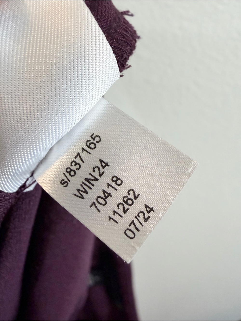 Ann Taylor Plum Wide-Leg Pull-On Pants - Picture 11 of 11